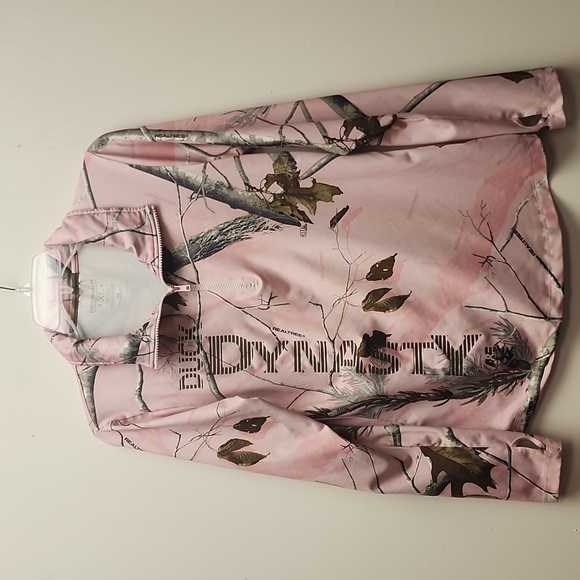 Duck Dynasty Women's Pink Camo Pullover 1/4" Zip. - Picture 1 of 11